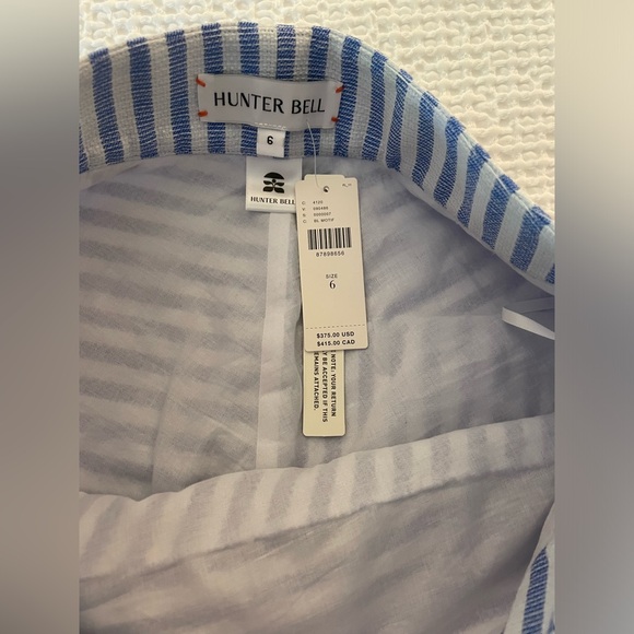 Hunter Bell Bay Skirt coastal stripe, size 6 - Picture 8 of 8